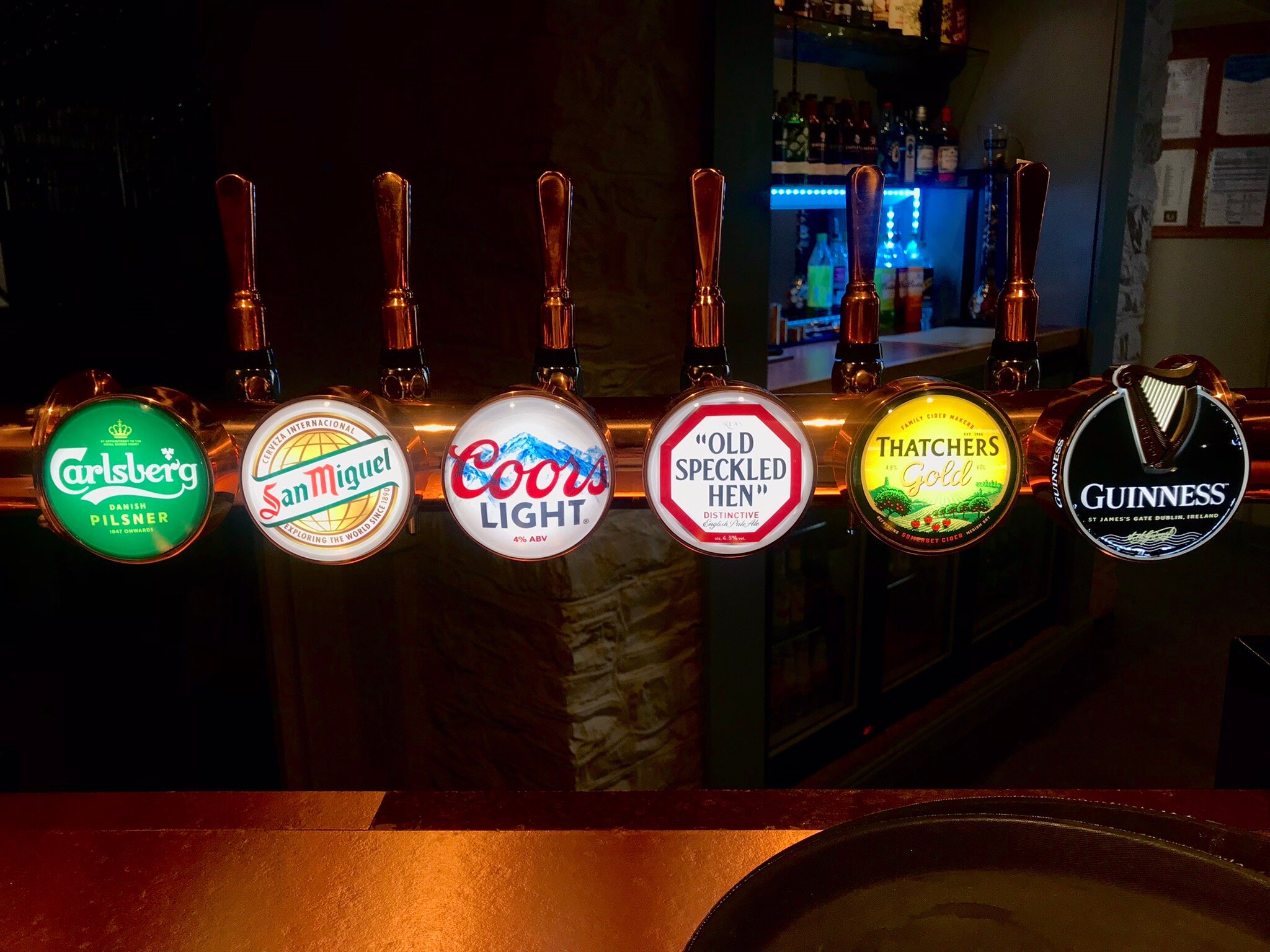Bar tap handles